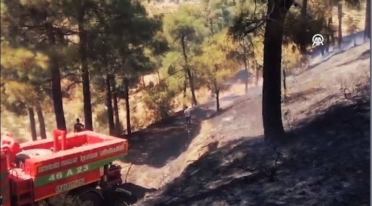 Kahramanmaraş'ta orman yangını 3